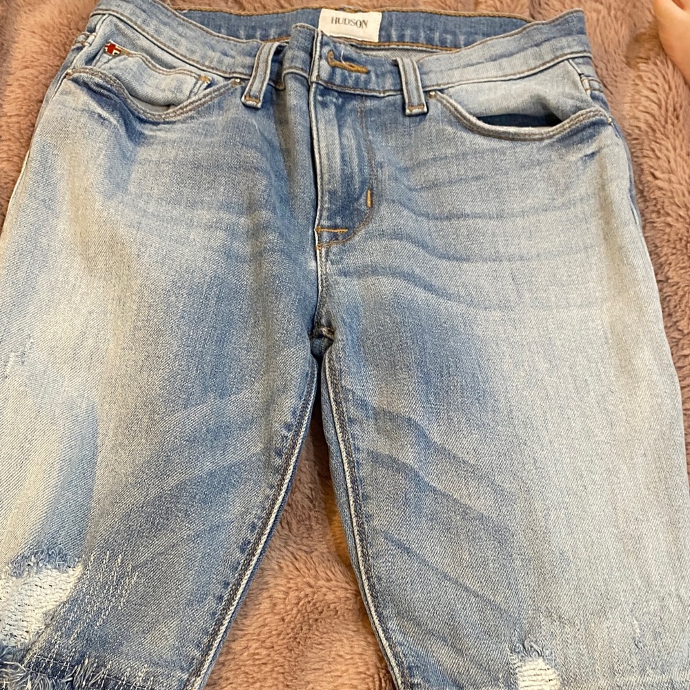 Hudson Jeans Light Blue Ankle & Cropped